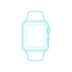 Guide Digital Smart Watches Apple Watch Series 1 Icon Svg Vector, Free Vectors File